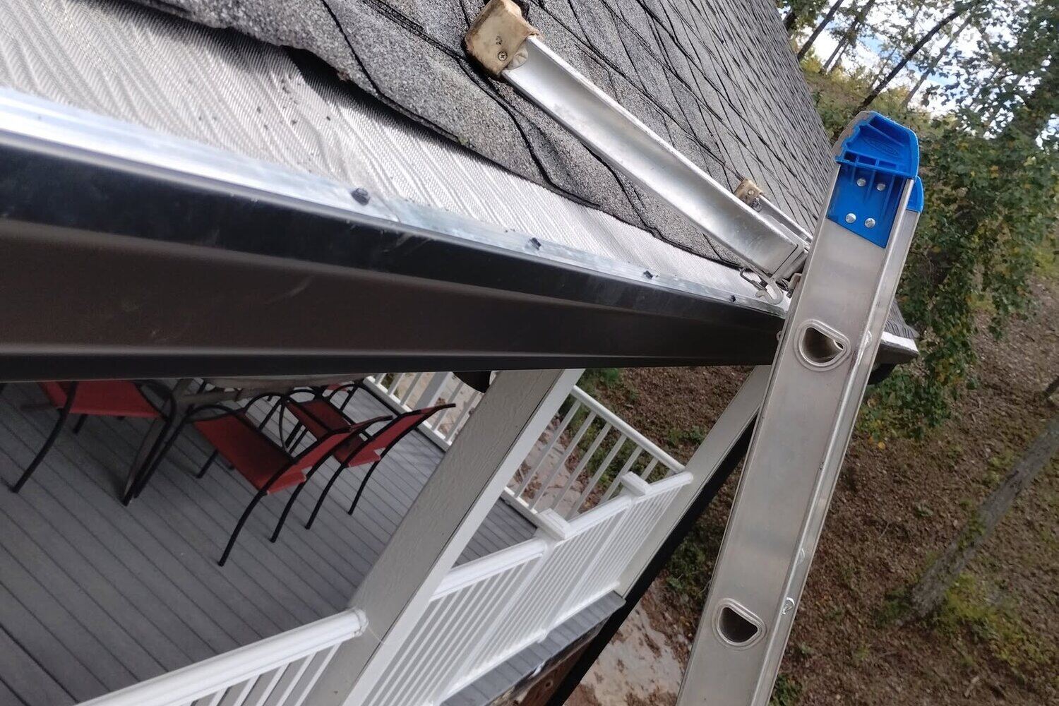 Perforated Aluminum Guard Installation in Stayton, Oregon &mdash; photo 2